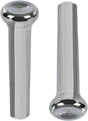 PIT66 Cars Door Lock Knobs Compatible with GM 1971-1988 Chrome Plastic 1 Pair in Saudi Arabia