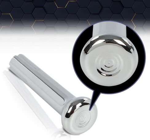 PIT66 Cars Door Lock Knobs Compatible with GM 1971-1988 Chrome Plastic 1 Pair in Saudi Arabia