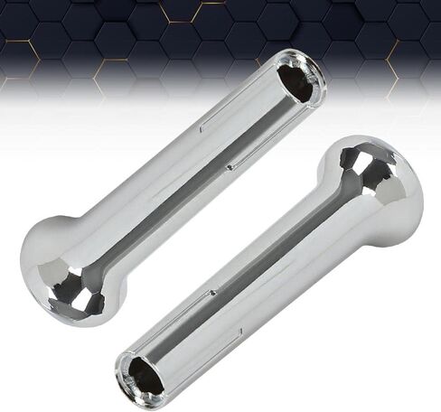 PIT66 Cars Door Lock Knobs Compatible with GM 1971-1988 Chrome Plastic 1 Pair in Saudi Arabia