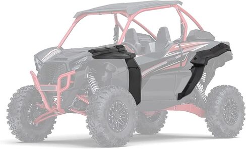 KEMIMOTO UTV واسعة الحاجز مضيئة متوافق مع كاواساكي Teryx KRX 1000 2020-2024 HDPE الثقيلة الموسعة الجبهة الخلفية الحاجز مشاعل XXL الطين مشاعل الحرس 4 قطعة مجموعة الملحقات استبدال 99994-1324 in Saudi Arabia