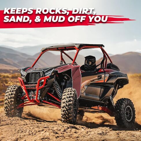 KEMIMOTO UTV واسعة الحاجز مضيئة متوافق مع كاواساكي Teryx KRX 1000 2020-2024 HDPE الثقيلة الموسعة الجبهة الخلفية الحاجز مشاعل XXL الطين مشاعل الحرس 4 قطعة مجموعة الملحقات استبدال 99994-1324 in Saudi Arabia