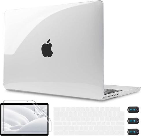 CISSOOK Clear Case for MacBook Pro 16 Inch 2024 2023 2022 2021 Release Model M4/A2991 M3/A2780 M2/A2485 M1, Transparent Hard Shell Case with Keyboard Cover for MacBook Pro 16.2", Crystal Clear in Saudi Arabia