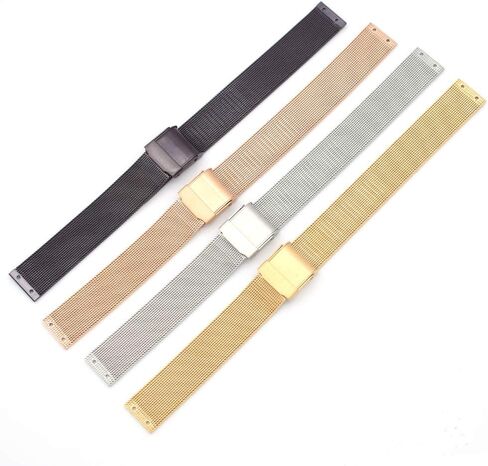 14mm Screwing Stainless Steel Watch Strap Replacement for Skagen (silver) in Saudi Arabia