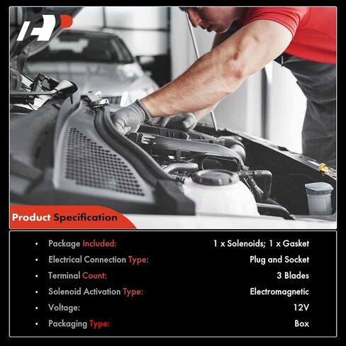 ملف لولبي لتوقيت الصمام المتغير للمحرك A-Premium (VVT) متوافق مع Honda Prelude 1997 1998 1999 2000 2001، L4 2.2L، استبدال #15810P13005 in Saudi Arabia