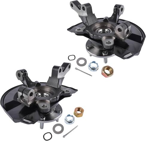 Pair Front Steering Knuckle & Wheel Hub Bearing Assembly Replacement for 2007-2017 Jeep Compass Patriot Dodge Caliber 698-411 698-410 68088498AA 68088499AA in Saudi Arabia