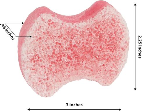 Spongeables Pedi-Scrub Foot Buffer, Clean & Fresh Scent, Contains Shea Butter and Tea Tree Oil, Foot Exfoliating Sponge with Heel Buffer and Pedicure Oil, 20+ Washes, Pack of 3 in Kuwait
