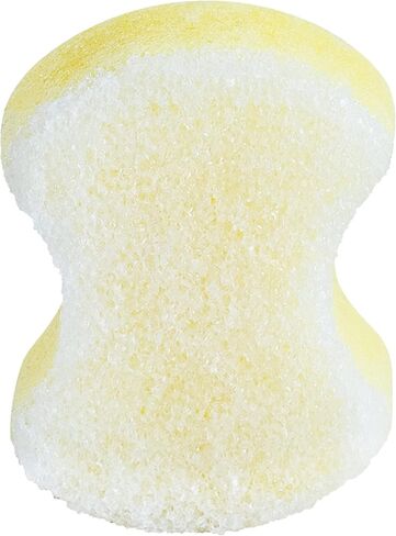 Spongeables Pedi-Scrub Foot Buffer, Clean & Fresh Scent, Contains Shea Butter and Tea Tree Oil, Foot Exfoliating Sponge with Heel Buffer and Pedicure Oil, 20+ Washes, Pack of 3 in Kuwait