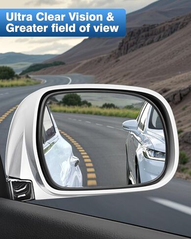 Passenger Side Mirror Glass Replacement for Lexus RX330 2004-2006| RX350 2007-2009| RX400h 2006-2009, Right Side Mirror Glass, Rear View Convex Glass with Power Heated, 8790148040 in Kuwait