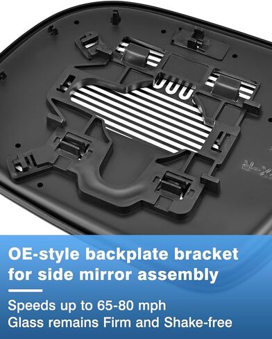 استبدال زجاج المرآة الجانبية للركاب لكزس RX330 2004-2006| آر إكس 350 2007-2009| RX400h 2006-2009، زجاج مرآة الجانب الأيمن، زجاج محدب للرؤية الخلفية مع تسخين كهربائي، 8790148040 in Kuwait