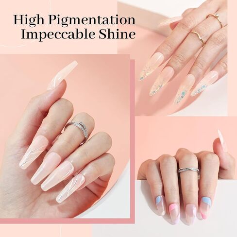 Modelones Dip Powder Clear Color, Nail Dipping Powder French Nail Art Powder Pro Collection System for Starter Manicure Salon DIY at Home, Odor-Free, Long-Lasting, No Needed Nail Lamp Cured, 1 Oz in Saudi Arabia