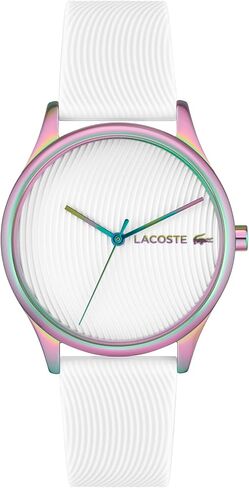 Lacoste Falda Women's 3H Quartz Watch, Silicone Wristband, Water Resistant up to 5ATM/50 Meters, Chic and Easy-to-Wear Timepiece for Her, 36mm in Saudi Arabia