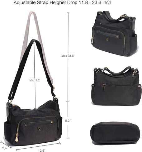 Women Crossbody Bag Shoulder Handbag Multiple Pockets Bag Ladies Messenger Bag Purse Fashion Tote in Kuwait