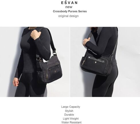 Women Crossbody Bag Shoulder Handbag Multiple Pockets Bag Ladies Messenger Bag Purse Fashion Tote in Kuwait