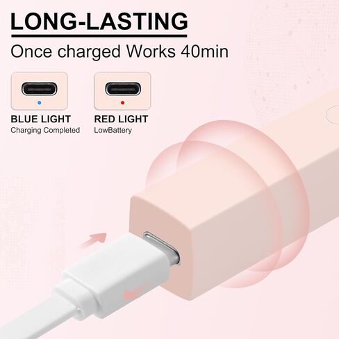 Diesisa Mini UV LED Nail Lamp for Gel Nails, Handheld UV Light for Nails,USB Nail Dryer for Fast Curing, Portable Gel LED UV Nail Lamp for Nails,for DIY at Home Nail Salon in Kuwait