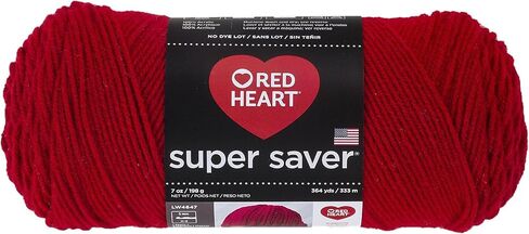 Red Heart - Super Saver Yarn - 3 Balls Assorted Colors (Christmas 1) in Saudi Arabia