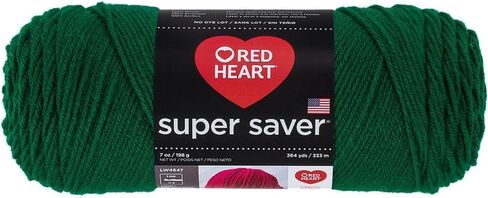 Red Heart - Super Saver Yarn - 3 Balls Assorted Colors (Christmas 1) in Saudi Arabia