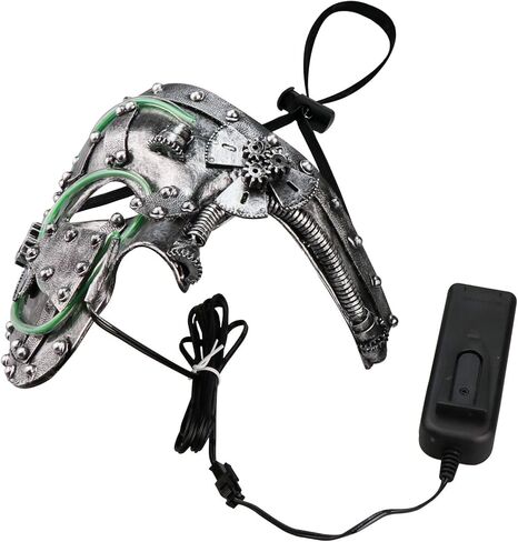 قناع Coddsmz Masquerade Mask Steampunk Phantom of The Opera Mechanical Venetian Party Mask in Kuwait