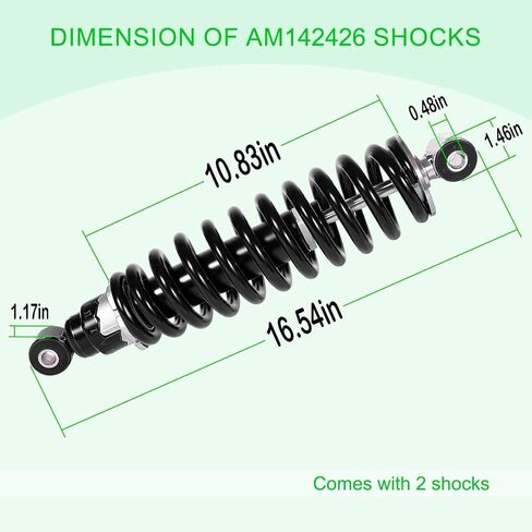 AM142426 ممتص الصدمات الأمامي يناسب John Deere XUV625i، XUV825i، XUV825I S4، XUV855D، XUV855D S4، XUV825E، XUV825M، XUV825M S4، XUV855E، XUV855M، XUV855M S4 in Kuwait