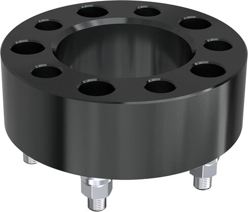 5x4.5 Wheel Spacers 5x114.3mm 5 Lugs 1/2"-20 Studs, 1" 82.5mm Hub Bore Compatible with Jeep Wrangler Grand Cherokee Comanche YJ TJ XJ MJ KJ KK ZJ 4PCS(Black) in Saudi Arabia
