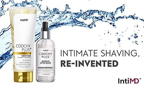 Coochy Plus Intimate Shaving Complete Kit - SWEET BLISS & Organic After Shave Protection Soothing Moisturizer Mist – Antioxidant Formula Prevents Razor Burns, Itchiness & Ingrown Hairs in Saudi Arabia