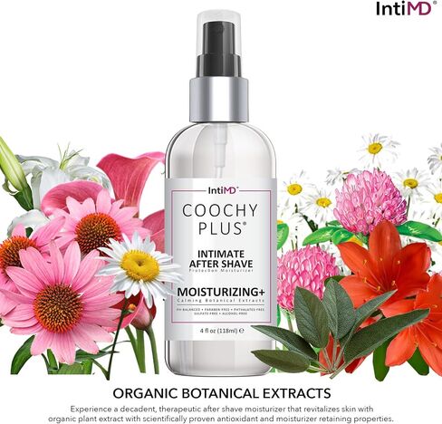 Coochy Plus Intimate Shaving Complete Kit - SWEET BLISS & Organic After Shave Protection Soothing Moisturizer Mist – Antioxidant Formula Prevents Razor Burns, Itchiness & Ingrown Hairs in Saudi Arabia