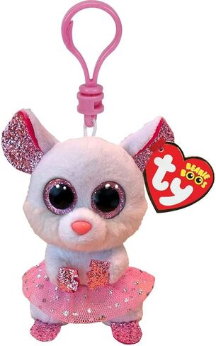 TY 2007533 Beanie Boos, Topseller, Sammeln, Spielen, Kuscheln, Bliebt, Süß, Außergwöhnlich, Fantastisch fantasy Keychain, Animal, White, 7 CM in Saudi Arabia