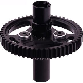 Steel 55t Slipper Clutch Spur Gear for Arrma 1/10 Senton Granite Bigrock Vorteks 3s Kraton Outcast 4s 1/8 Typhon 3s 550 Mega Series Upgrades Part Red