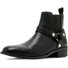 Steve Madden Men's Hortan Motorcycle Boot