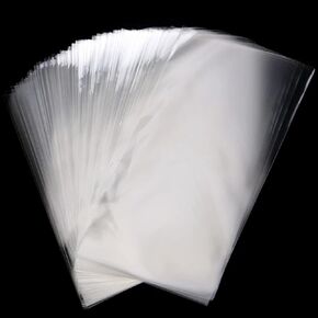 300 Pcs Clear Paper Money Holder, 6.88 x 3.34 inch Clear Paper Money Protector Bag Paper Money Sleeves for Bill, Banknote, Stamp