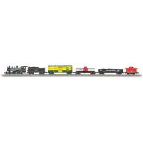 Bachmann Trains - Trailblazer Ready To Run 60 Piece Electric Train Set - N Scale