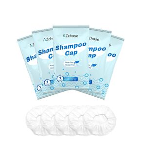 AZchose No Water Shampoo Caps Disposable 12 pack Rinse-Free Shampoo Caps for Bedridden Patients