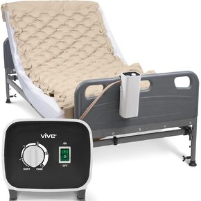 Vive Alternating Pressure Pad, Includes Mattress Pad and Electric Pump System