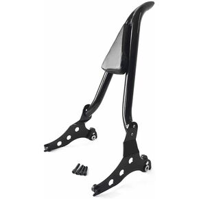 26 Inches Black Fatboy Sissy Bar, Detachable Passenger Backrest Rear Pad Fit for Harley Fat Boy FLFBS 2018-2023 Breakout 2013-2023 2024