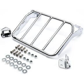 MoKitDora Softail Luggage Rack for Harley Sissy Bar Uprights Compatible with 2018-later Softail Fat Boy FLFB FLFBS Breakout FXBR FXBRS, Gloss Black in Kuwait