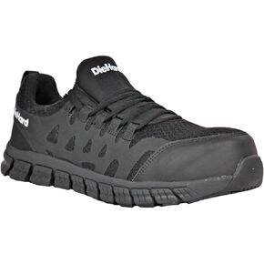 DieHard Bonneville Comp Toe Athletic Black Men's 9.5, Women's 11 Wide