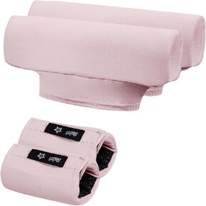 Underarm Crutch's Pad and Hand Grip Covers Universal Forearm Handle Padded Cushion Sets Accessories for Crutches (Black)