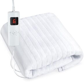 Massage Table Warmer Pads – Ten Heat Settings Heating Pad (72.8" x 30"), Digital Heat Control Pad, Massage Table Heating Pad w/Overheat Protection for Massage Bed & Spa,White Bed Warmer