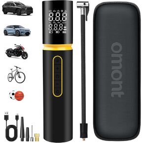 Tire Inflator Portable Air Compressor: 150PSI & 20000mAh Cordless Air Pump for Car Tires, Fast Inflation Air Compressor with Digital Pressure Gauge for Car, Bike, Motorcycle, Ball