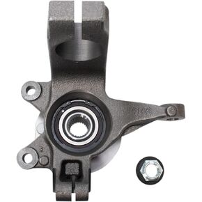 TRQ Front Complete Wheel Hub Bearing & Steering Knuckle Assembly RH Passenger Side for 06-11 Ford Focus
