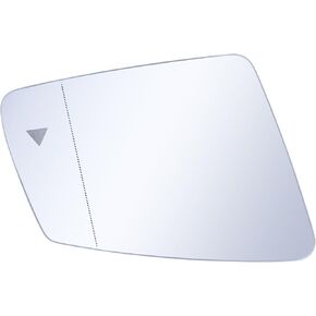 ApplianPar Right Passenger Side Door Mirror Glass with Heated and Blind Spot for Mercedes-Benz C250 C300 C350 CL550 CL600 CLA250 E250 E350 GLK250 S350