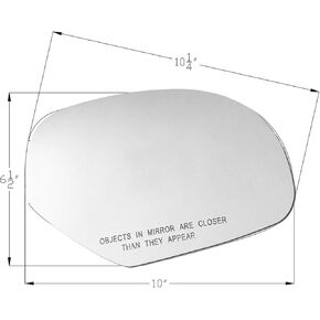 APA Replacement Mirror Glass Manual Non-Heated for 2007-2014 SILVERADO 1500 2500 3500 Pickup Truck Driver Left Side 15951106 GM1324136