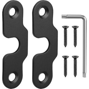 Wrangler Sun Visor Repair Kit Compatible with Jeep Jl, Limcox Aluminum Alloy JL Visor Repair Kit Sun Visor Clips Compatible with Jeep Wrangler JK 2018/ Wrangler 2018-2023/ Gladiator 2020-2023 Black