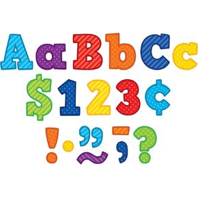 Playful Patterns Bold Block 3" Letters