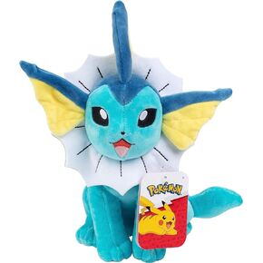 Pokemon Pokémon Vaporeon 8" Plush - Officially Licensed - Eevee Evolution Stuffed Animal Toy - Great Gift for Kids, Boys, Girls Fans