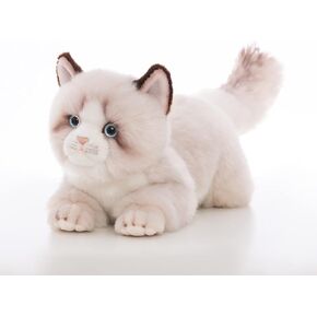 CU-MATE 20 Inch- Gray Ragdoll Cat Plush Stuffed Animal Toys -Realistic Ann Baker Cat Handmade Plush Toy Present Gift