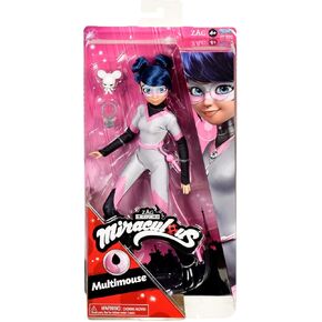 BANDAI Miraculous Ladybug and Cat Noir Toys Multimouse Fashion Doll | Articulated 26 cm Multimouse Doll with Accessories and Miraculous Kwami Miraculous Dolls