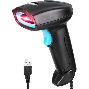Barcode Scanner 2D QR 1D Wireless Handheld Laser Bar Code Reader 3-in-1 with Bluetooth & 2.4G Wireless & USB Wired Works with iPad, Android Phone, iPhone, Laptop-U26