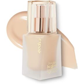 ESPOIR Pro Tailor Foundation Be Glow New Class #4 Beige 1.06 oz. 30g SPF27 PA++| Long-Lasting Healthy Radiance Glow Liquid Foundation | Light-weight Natural Dewy Full Coverage | Korean Base Makeup