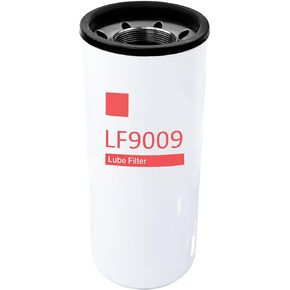 LF9009 Oil/Lube Filter Compatible With Cummins ISC 8.3L ISL/QSL 9.0L ISM N14 M11 Diesel Engines Replaces Cummins 3401544 XLF75000,AT193242