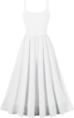 Women Floral Corset Dress Low Cut Spaghetti Straps Summer Dresses Boho Flowy Midi Dress Casual Sundress in Kuwait